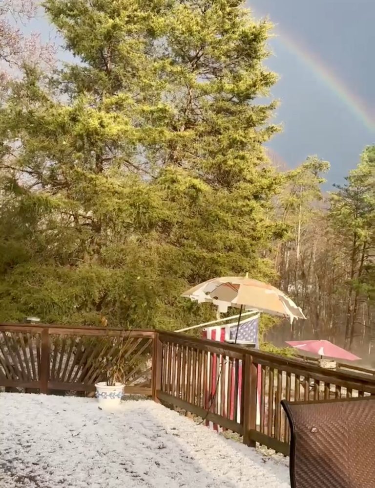 Freak New Year’s Eve Thunderstorms Hit Area Dropping Hail (Video)