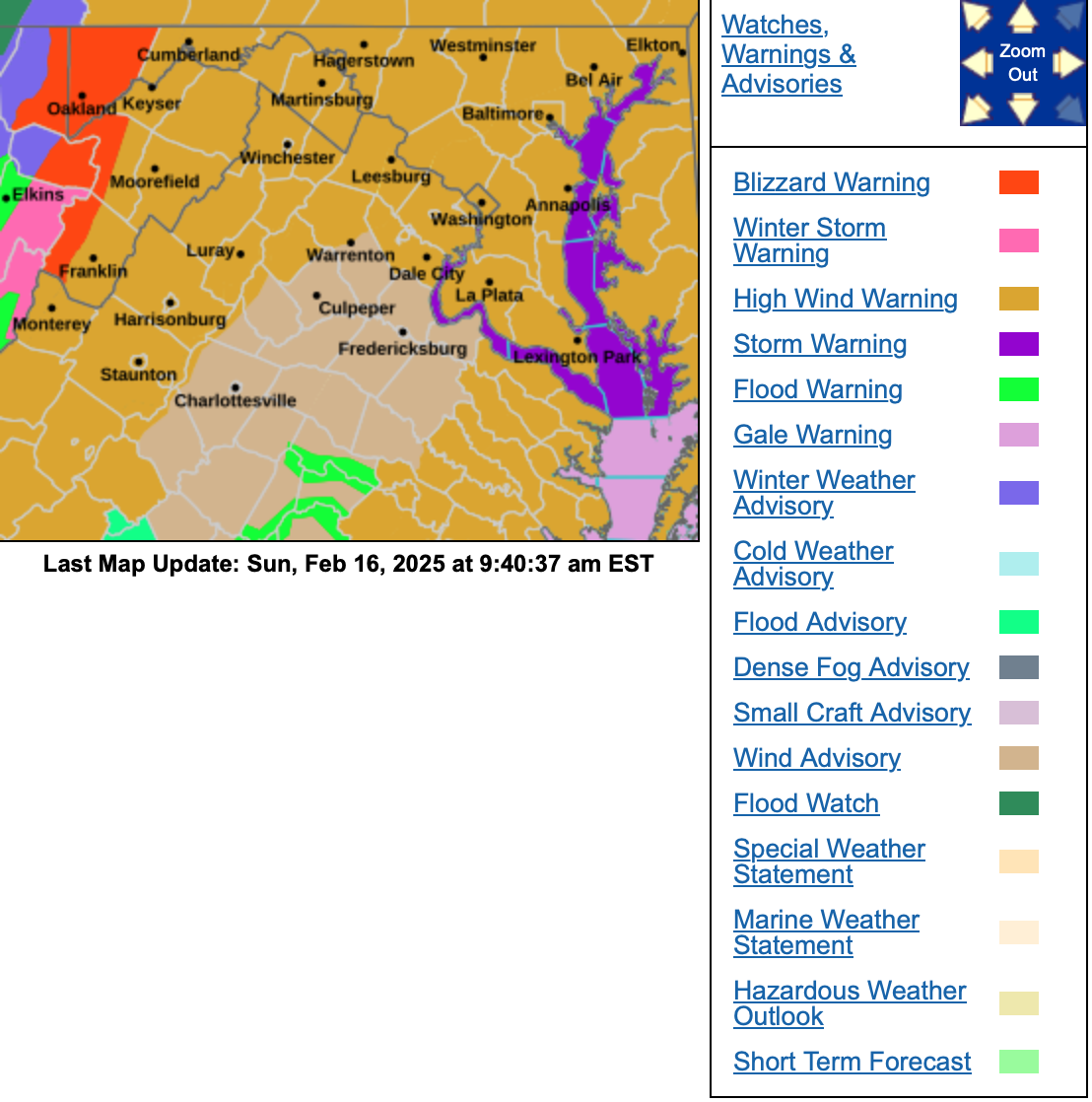 Weather Bulletin : Numerous Warnings & Advisories In Effect Sunday Into ...