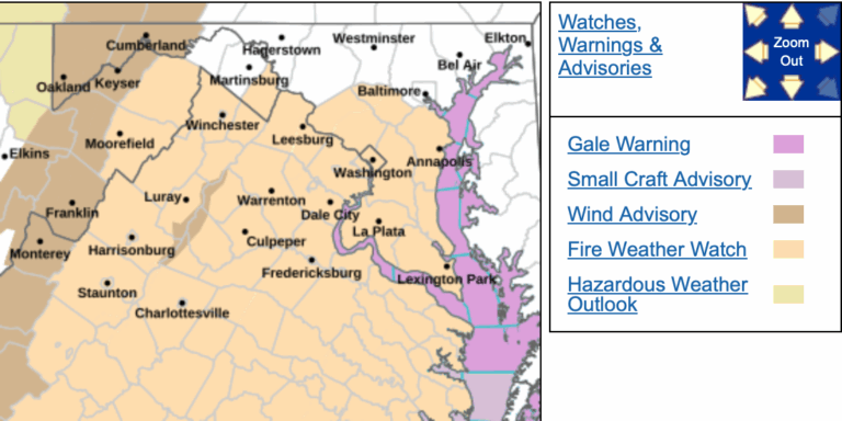 Fire Weather Watch : Sunday (UPGRADED – See Below)
